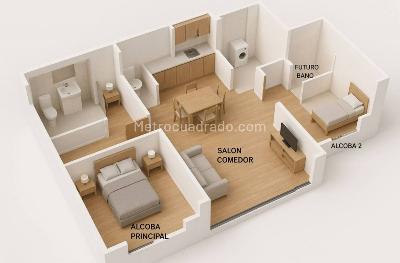 Apartamento en venta en Calasanz, Medellín · foto 7 de 7