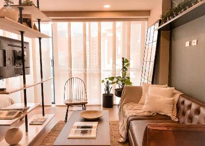 Apartamento de 1 alcoba en venta en El Nogal- Los Almendros, Medellín, 44 m² · foto 2 de 8