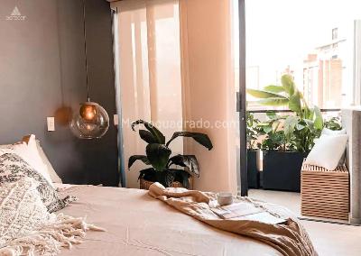 Apartamento de 1 alcoba en venta en El Nogal- Los Almendros, Medellín, 44 m² · foto 6 de 8