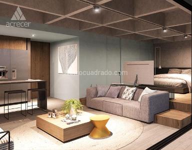 Apartamento de 1 alcoba en venta en Altos Del Poblado, Medellín, 58 m² · foto 3 de 8