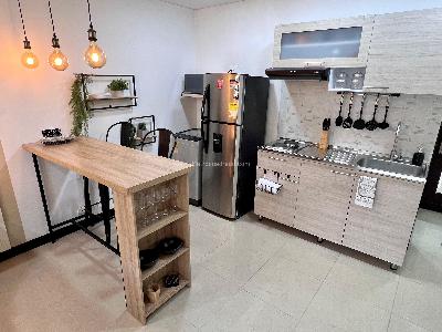 Apartamento de 1 alcoba en arriendo en Nuevo Poblado, Medellín, 30 m² · foto 3 de 10