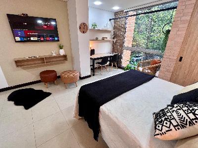 Apartamento de 1 alcoba en arriendo en Nuevo Poblado, Medellín, 30 m² · foto 5 de 10