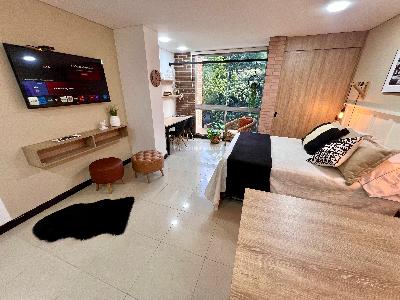 Apartamento de 1 alcoba en arriendo en Nuevo Poblado, Medellín, 30 m² · foto 8 de 10