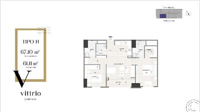 Apartamento en venta en Las Vegas, Envigado · foto 3 de 6