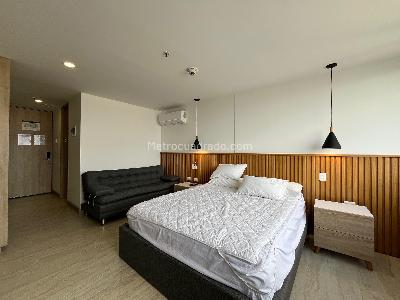 Apartamento de 1 alcoba en venta en Nuevo Poblado, Medellín, 27 m² · foto 2 de 18