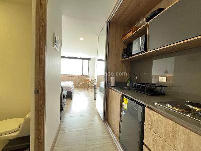 Apartamento de 1 alcoba en venta en Nuevo Poblado, Medellín, 27 m² · foto 9 de 18