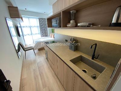 Apartamento de 1 alcoba en arriendo en Fatima, Medellín, 22 m² · foto 2 de 13