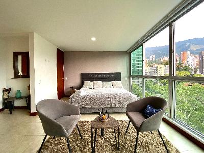 Apartamento de 1 alcoba en arriendo en Las Lomas, Medellín, 55 m² · foto 4 de 15