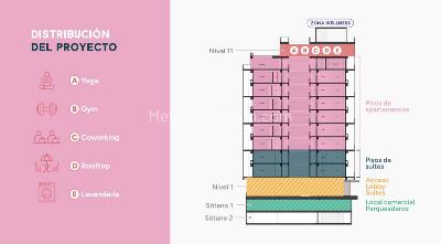 Apartamento de 3 alcobas en venta en La Aguacatala, Medellín, 151 m² · foto 8 de 9