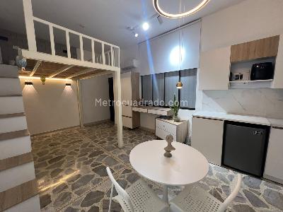 Apartamento de 1 alcoba en arriendo en Unicentro, Medellín, 32 m² · foto 4 de 11