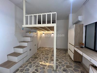 Apartamento de 1 alcoba en arriendo en Unicentro, Medellín, 32 m² · foto 8 de 11