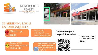 Local Comercial en Arriendo, VIEJO PRADO, Barranquilla