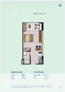 Apartaestudio en venta en Santa Marta Pozos Colorados, Santa Marta, 25 m² · foto 6 de 8