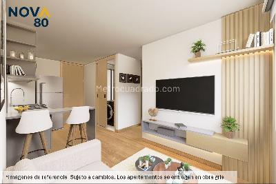 Apartamento de 2 alcobas en venta en Paris, Bogotá, 29 m² · foto 2 de 4