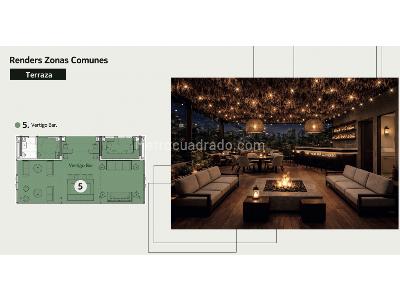 Apartaestudio en venta en Chico, Bogotá, 18 m² · foto 12 de 20