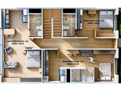 Apartaestudio en venta en Palermo, Manizales · foto 2 de 7