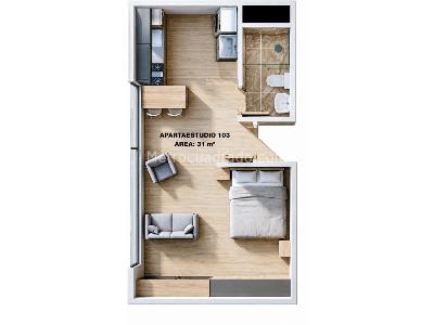 Apartaestudio en venta en Palermo, Manizales · foto 3 de 7