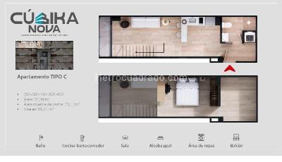 Apartaestudio en venta en Nicolas De Federman, Bogotá, 26 m² · foto 8 de 12