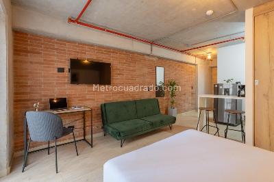 Apartaestudio en venta en Distrito San Ignacio, Medellín, 34 m² · foto 7 de 8