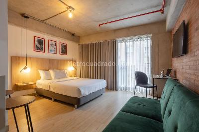 Apartaestudio en venta en Distrito San Ignacio, Medellín, 34 m² · foto 5 de 8