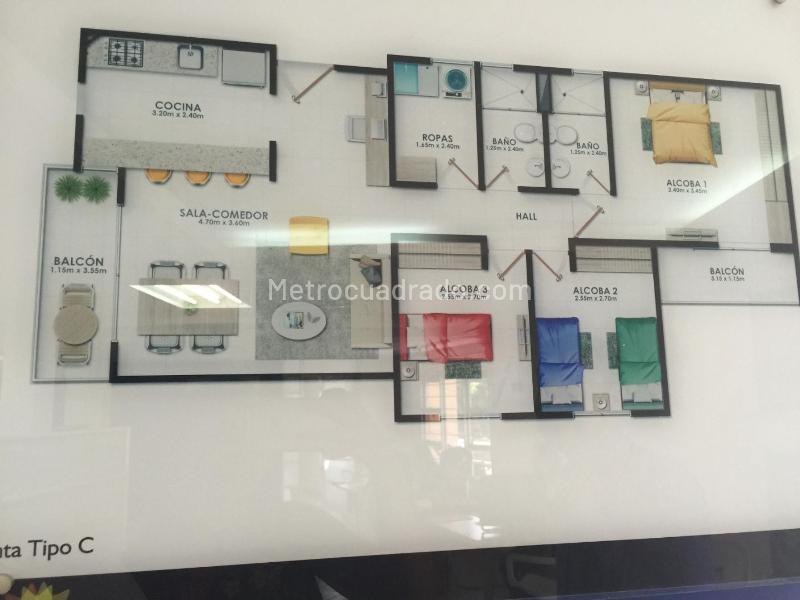 Apartamento en Venta, El Poblado, Ibagué - Ansicht 6