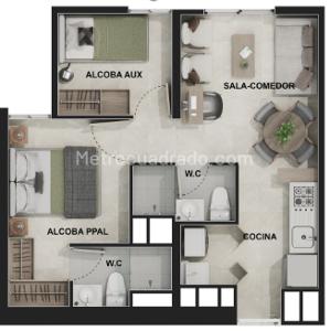Apartamento en venta en Puente Aranda, Bogotá · foto 7 de 7