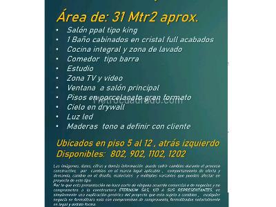 Apartaestudio en venta en Santa Teresita, Medellín, 31 m² · foto 9 de 9
