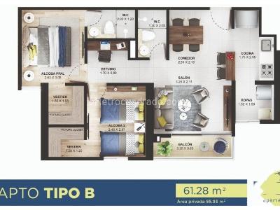 Apartamento en venta en Ditaires, Itagüí · foto 7 de 16