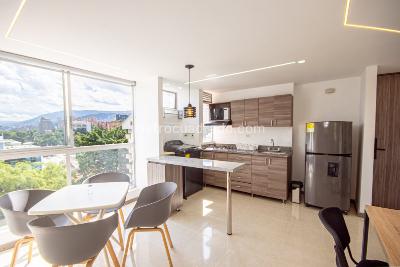 Apartamento de 1 alcoba en venta en El Poblado, Medellín, 32 m² · foto 4 de 11