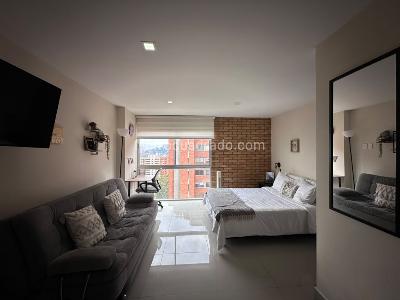 Apartamento de 1 alcoba en arriendo en El Poblado, Medellín, 35 m² · foto 3 de 13