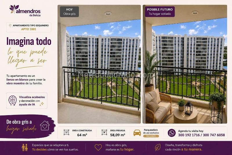 Apartamento en Venta, Conjunto Almendros De Belicia, Jamundi - Prikaz 3