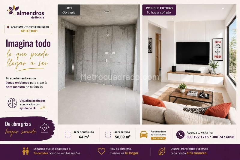Apartamento en Venta, Conjunto Almendros De Belicia, Jamundi - Prikaz 4