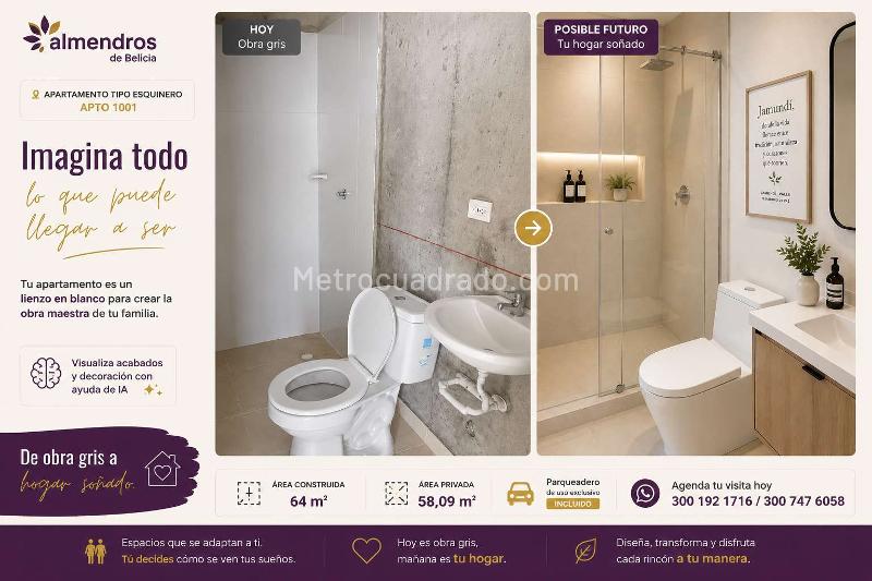 Apartamento en Venta, Conjunto Almendros De Belicia, Jamundi - Više