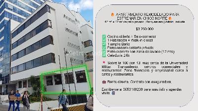 Apartamento de 1 alcoba en arriendo en Reserva Chico, Bogotá, 12 m² · foto 8 de 12