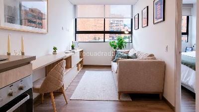 Apartamento de 1 alcoba en arriendo en Chapinero, Bogotá, 38 m² · foto 7 de 20
