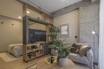 Apartaestudio en arriendo en Ciudad Del Rio, Medellín, 32 m² · foto 15 de 17