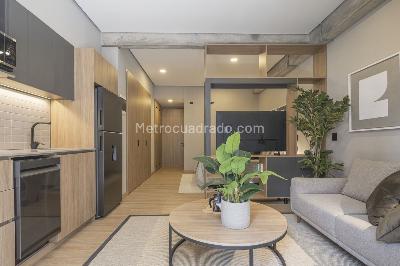Apartaestudio en arriendo en Ciudad Del Rio, Medellín, 32 m² · foto 4 de 17