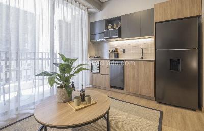 Apartaestudio en arriendo en Ciudad Del Rio, Medellín, 32 m² · foto 5 de 17
