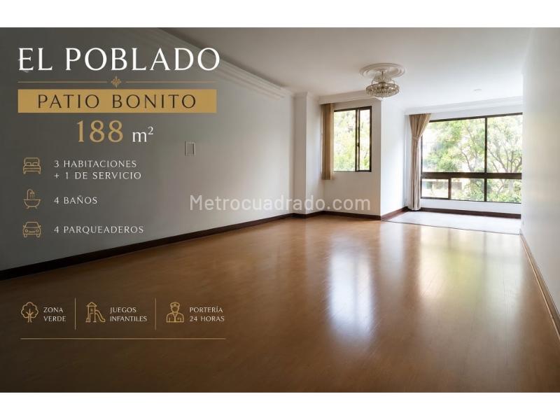 Piso – Medellín, Patio Bonito, El Poblado - Vista 2