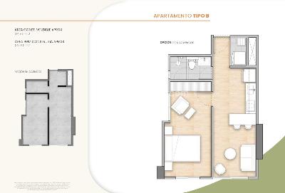 Apartaestudio en venta en El Lago, Bogotá, 32 m² · foto 6 de 8