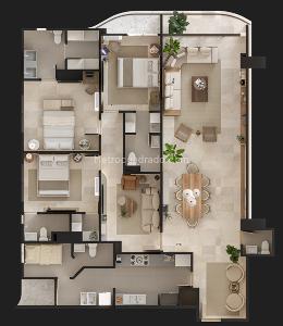 Apartamento de 3 alcobas en venta en Villa Country, Barranquilla, 160 m² · foto 12 de 12