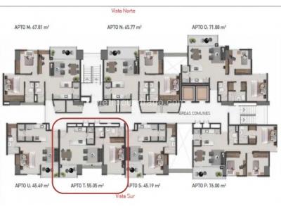 Apartaestudio en venta en Las Palmas, Medellín, 55 m² · foto 8 de 9