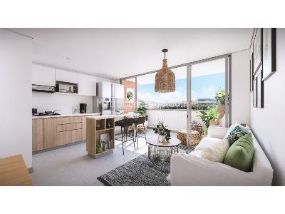 Apartamento de 2 alcobas en venta en Ciudad Fabricato, Bello, 58 m² · foto 2 de 17
