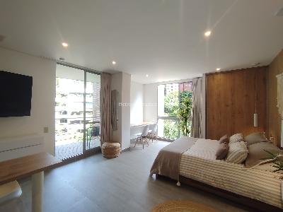 Apartamento en arriendo en Provenza, Medellín, 36 m² · foto 3 de 13