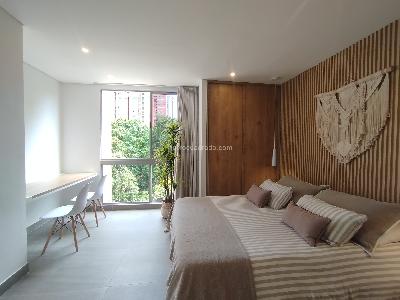 Apartamento en arriendo en Provenza, Medellín, 36 m² · foto 5 de 13