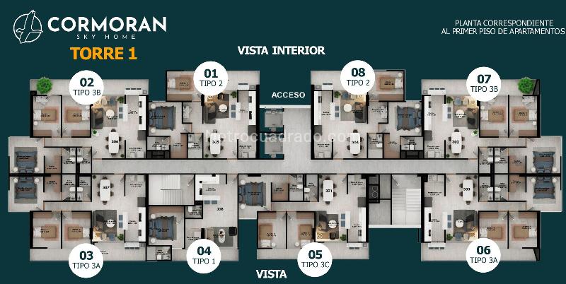 Piso – Pereira - Vista 2