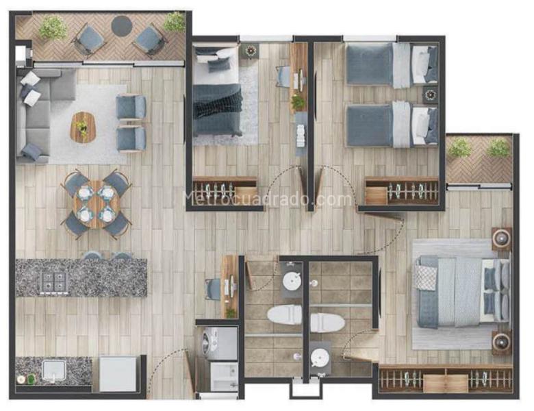 Apartamento en Venta, AV CENTENARIO , Armenia - Widok 2