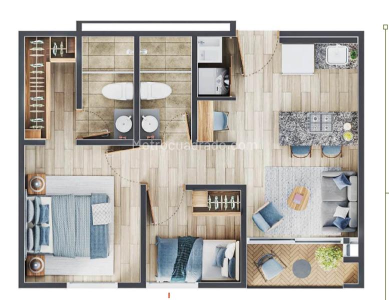 Apartamento en Venta, AV CENTENARIO , Armenia - Widok 2