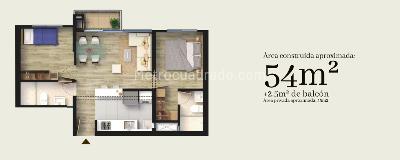 Apartamento de 2 alcobas en venta en Lagos De Torca, Bogotá, 46 m² · foto 19 de 19