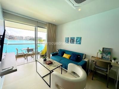 Apartamento de 1 alcoba en venta en Bahia Kristal, Cartagena, 48 m² · foto 3 de 14